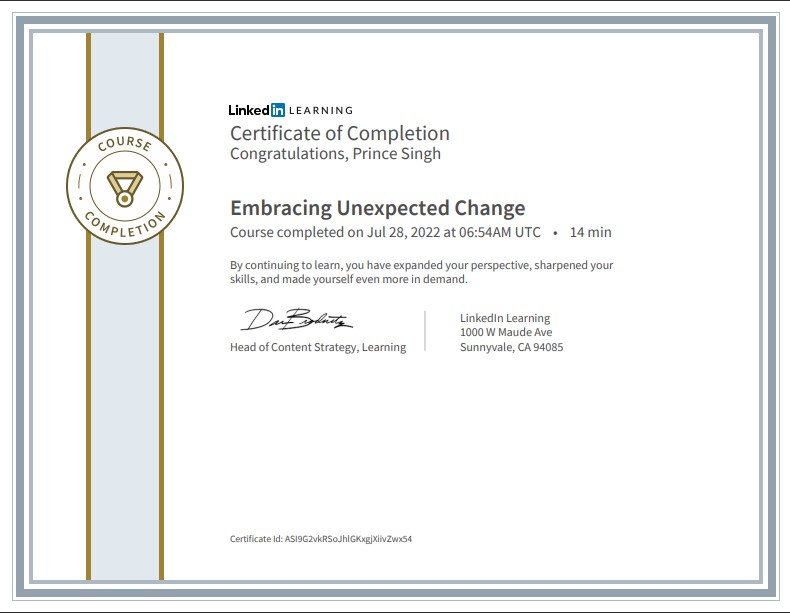 Certificate 14