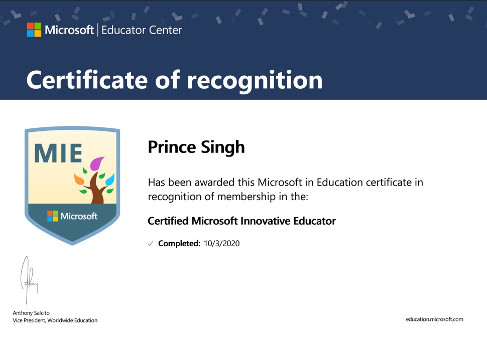 Certificate 26