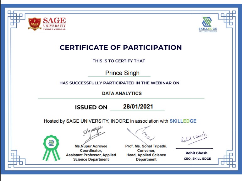 Certificate 35