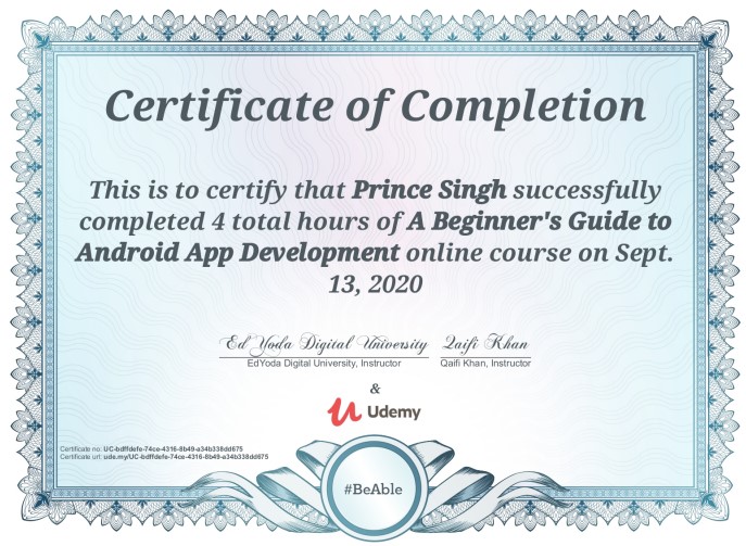 Certificate 37