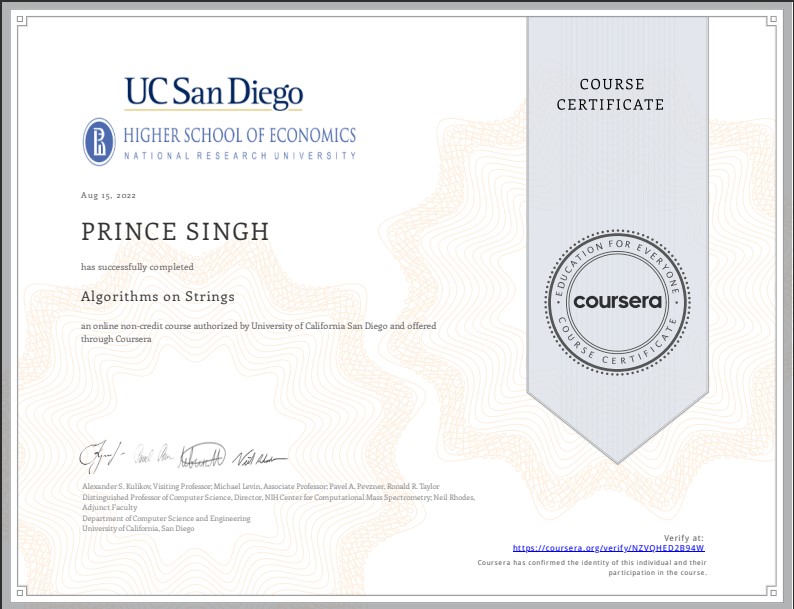Certificate 5