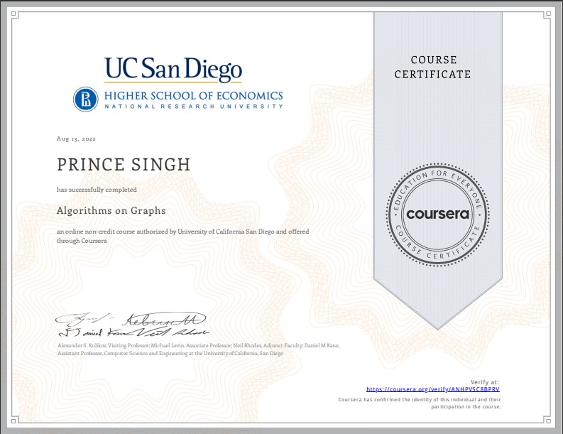 Certificate 8